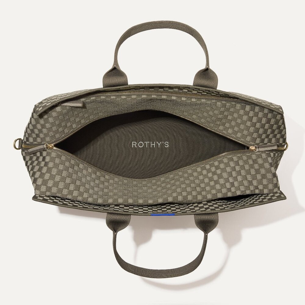 Rothy's Olive Woven Travel Tote - Picture 5 of 11